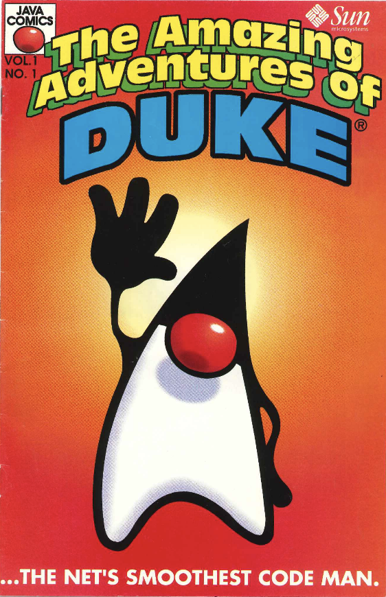 Java Duke the Amazing Adventures of Duke comic